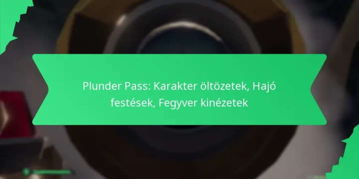 Plunder Pass: Karakter öltözetek, Hajó festések, Fegyver kinézetek