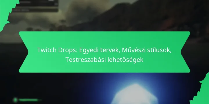 Twitch Drops: Egyedi tervek, Művészi stílusok, Testreszabási lehetőségek