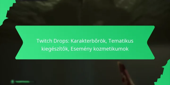 Twitch Drops: Karakterbőrök, Tematikus kiegészítők, Esemény kozmetikumok