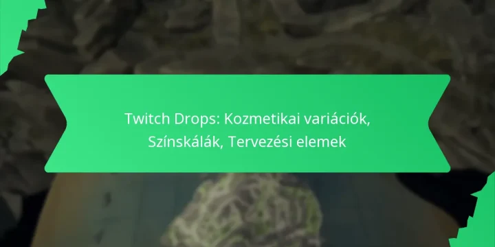 Twitch Drops: Kozmetikai variációk, Színskálák, Tervezési elemek