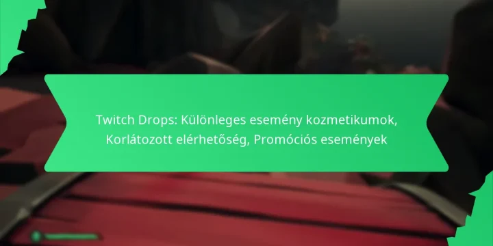 Twitch Drops: Különleges esemény kozmetikumok, Korlátozott elérhetőség, Promóciós események